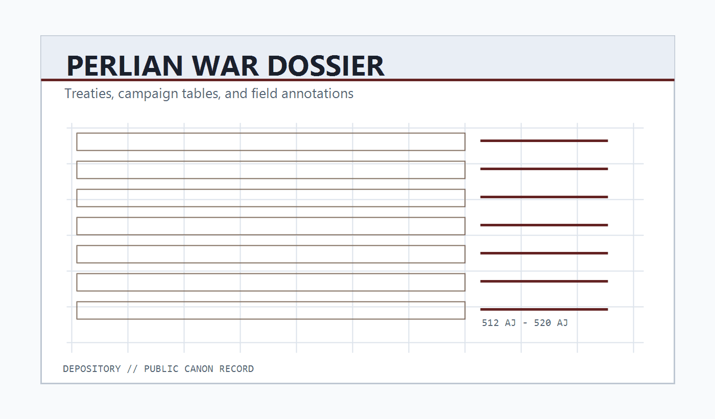 Generated archival war document plate with campaign ledgers and treaty markings.